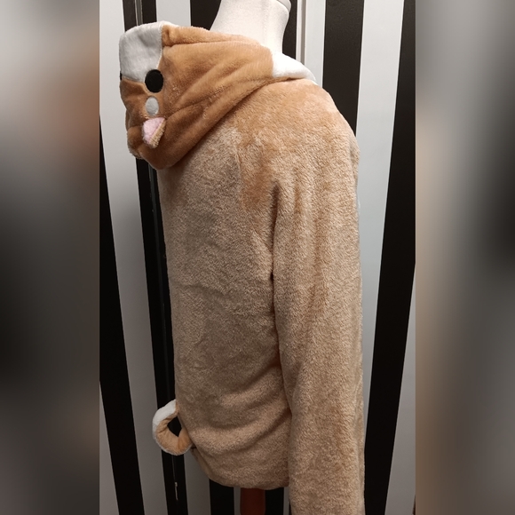 Shiba Inu velvet hoodie - Picture 7 of 11